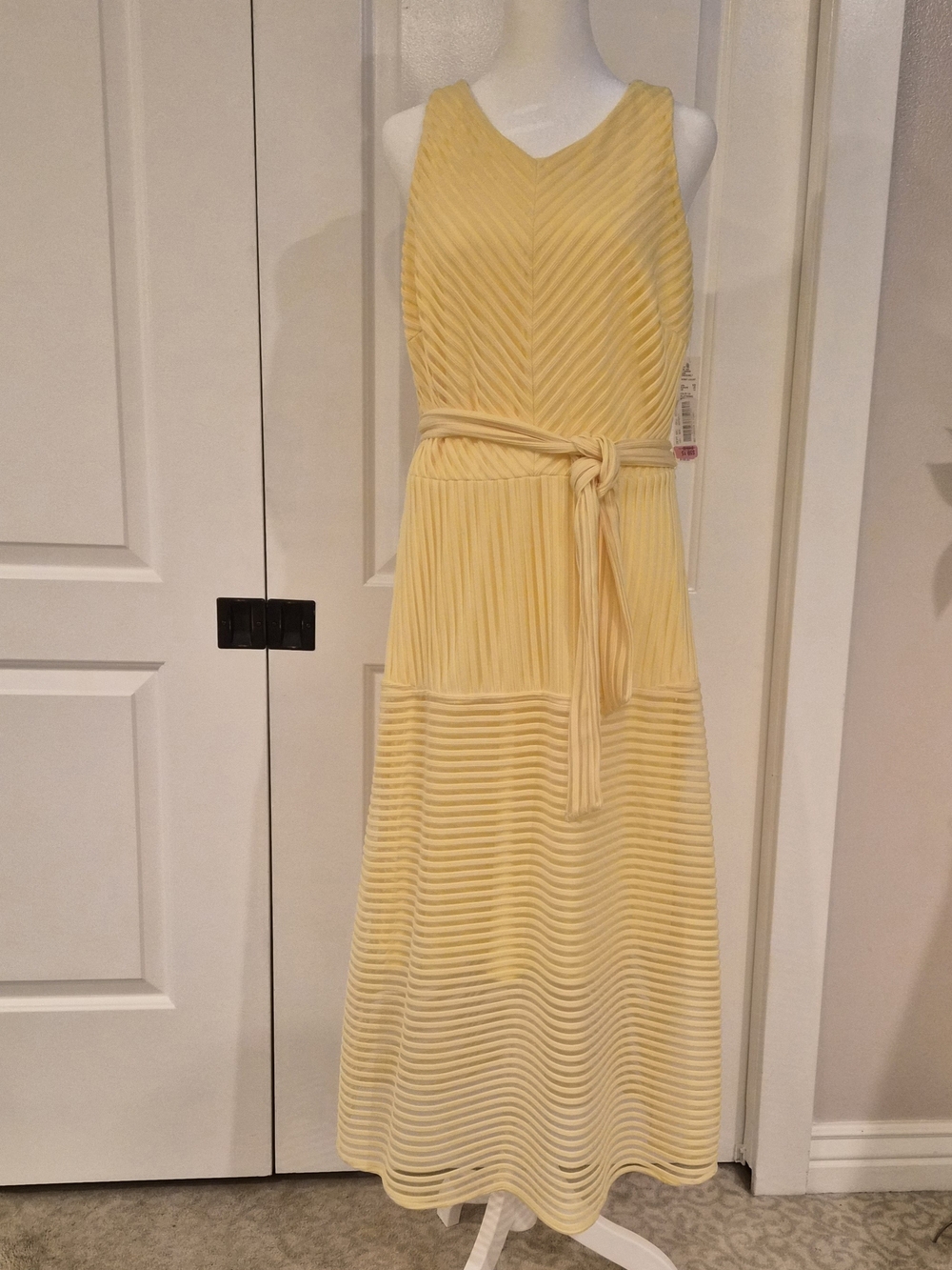 Yellow Size 10 Midi Dress